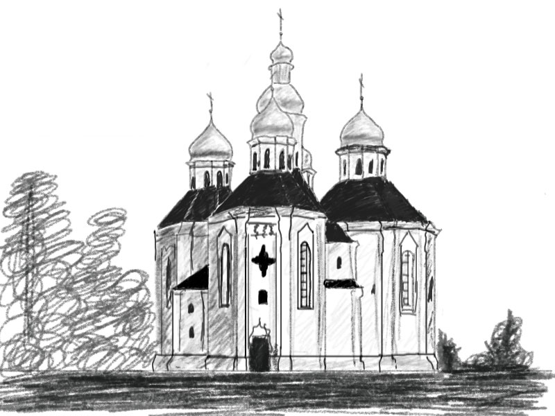 Як намалювати церкву - малюємо різні види церкви
