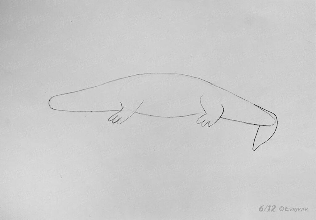 Як намалювати крокодила - малюємо великого крокодила і крокодила Гену
